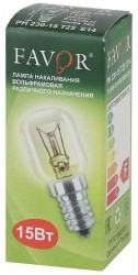 Лампа накаливания РН 15Вт Е14 230В Favor