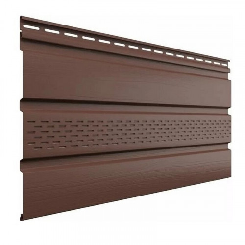 Софит с частичной перфорацией 3000мм, Каштан Технониколь
