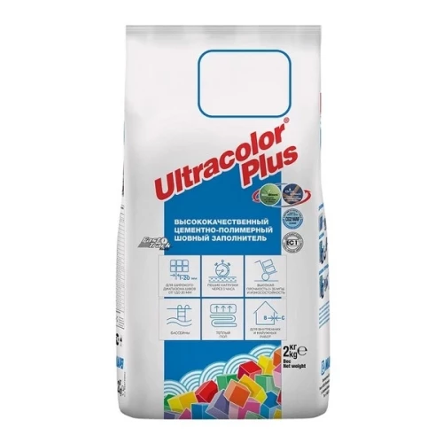 Затирка для швов Mapei ULTRACOLOR PLUS Бисквит CG2WAF, 2кг