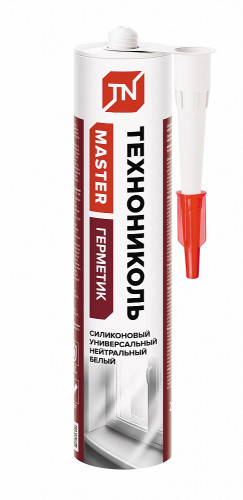 Герметик силиконовый нейтральный белый Master Технониколь, 280 мл