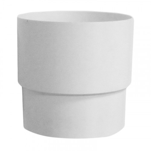 Муфта водосточной трубы белая Мурол