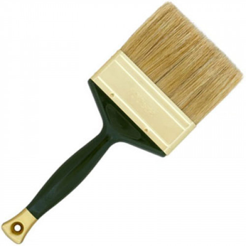 Кисть плоская 70мм, натуральная щетина, Варяг 31234