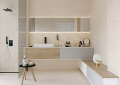 Плитка настенная 250х400х8мм Эфа бежевая верх Gracia, 14шт/1,4м2/уп