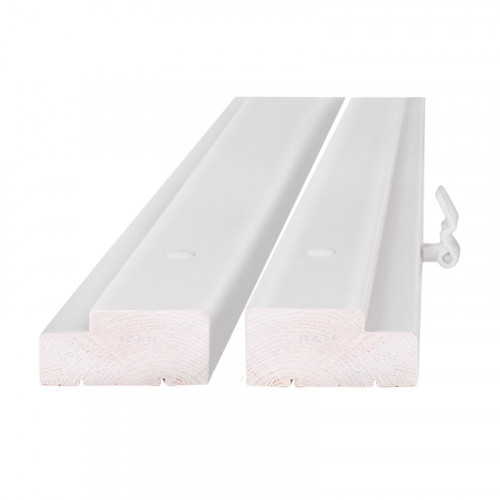 Дверная коробка стоевые 2 петли М21 крашеная Белая Олови