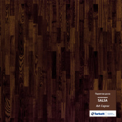 Паркетная доска Tarkett Salsa Ясень Коньяк Глянец T-Lock (2283*194*14мм)