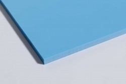 Полипропилен листовой 5мм 1500х4000мм Голубой с УФ защитой, с пленкой Лада-лист
