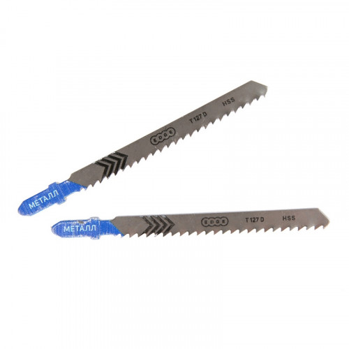 Пилки для лобзика по алюминию T127D, 100мм, шаг 3мм, 2шт Patriot 814010008