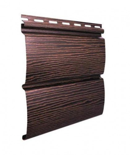 Сайдинг виниловый Timberblock 3050*230мм (0,702м2) Дуб мореный, Ю-Пласт