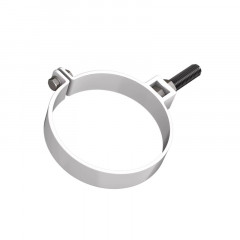 Хомут водосточной трубы 140мм ПВХ, Белый Технониколь 374724