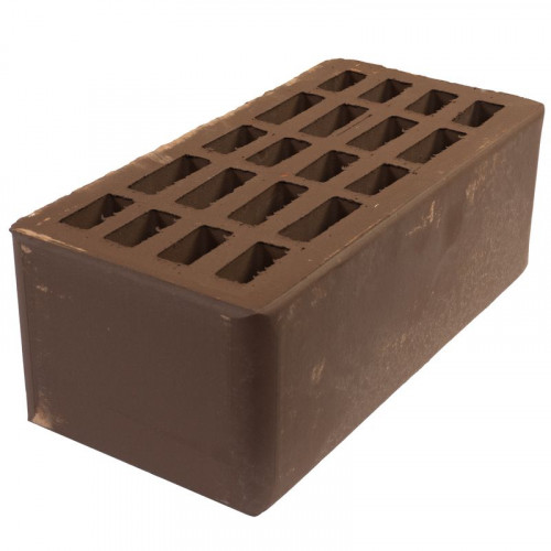 Кирпич керамический утолщенный пустотелый лицевой Шоколад М125-150, На Закаменной