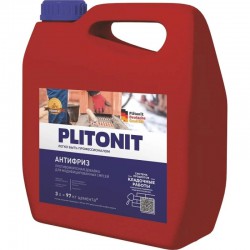 Противоморозная добавка Plitonit Антифриз (до -35 С), 3л