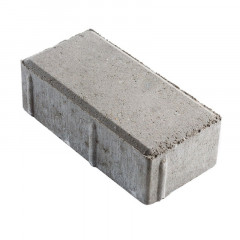 Плитка тротуарная 200x100x60 мм брусчатка серая