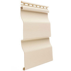 Сайдинг виниловый D4.5D Корабельная доска 232мм*3600мм сливки Деке PREMIUM