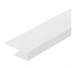 Стартовый профиль ПВХ П/L-образный 5мм белый 3м.
