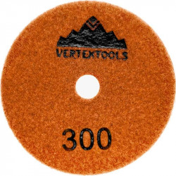 Диск шлифовальный по мрамору 100х3мм Р300 сухое Vertextools 13-100-300