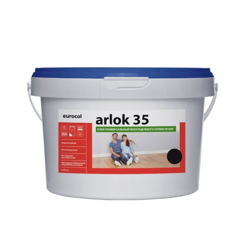 Клей Arlok 35 универсальный для ПВХ и ковролина Forbo Eurocol, 3.5 кг