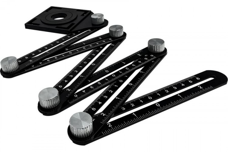 Линейка шаблон для переноса отверстий Vertextools 3043-6-12