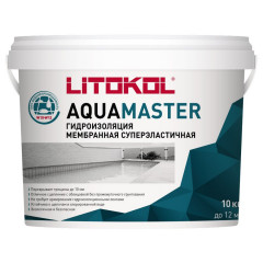 Гидроизоляция суперэластичная Litokol Aquamaster Серая, 10 кг