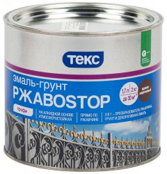 Эмаль-грунт Текс РжавоSTOP Профи красно-коричневый 2 кг