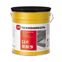 Мастика приклеивающая битумно-полимерная N22 Вишера, 20кг, Технониколь