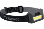 Фонарь налобный светодиодный компактный 3Вт COB КОСМОС