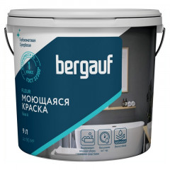 Краска ВД моющаяся интерьерная Bergauf Fleur, база А, 9 л/13,2 кг