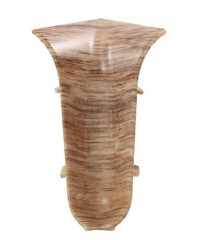 Угол внутренний для плинтуса 58 мм 819 Дуб летний Royce