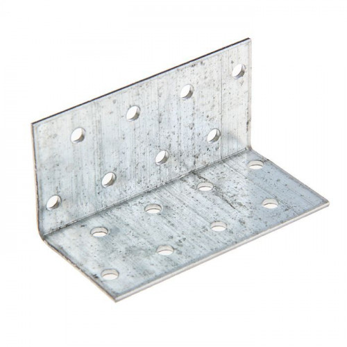 Крепежный уголок оцинкованный 40х40х80х2мм