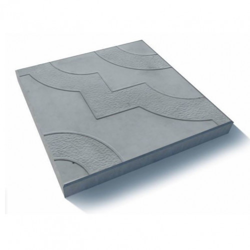 Плитка тротуарная 300x300 мм, Фантазия серая