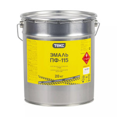 Эмаль ПФ-115 голубой СтройТЕКС 20 кг