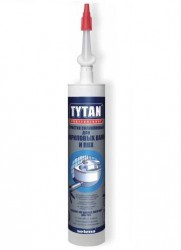 Герметик силиконовый для акриловых ванн и ПВХ белый Tytan Professional (310 мл)