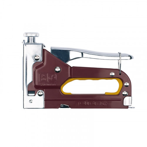 Степлер строительный стальной корпус, 4-14мм, Бибер 85801