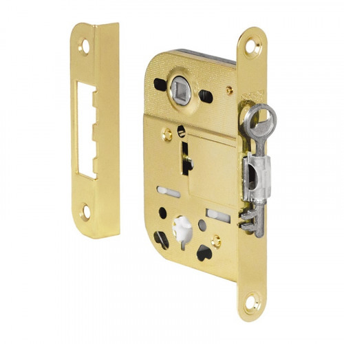 Замок Шлосс 2041 в комплекте с ответной планкой 0068 золото 03033