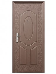 Металлическая входная дверь 960*2050мм, левая Техническая Е40М, цвет-медь