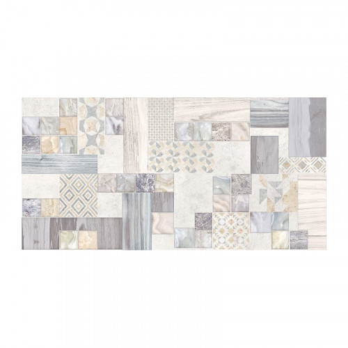 Декор настенный 400х200х7,5мм БКСМ Сити серый