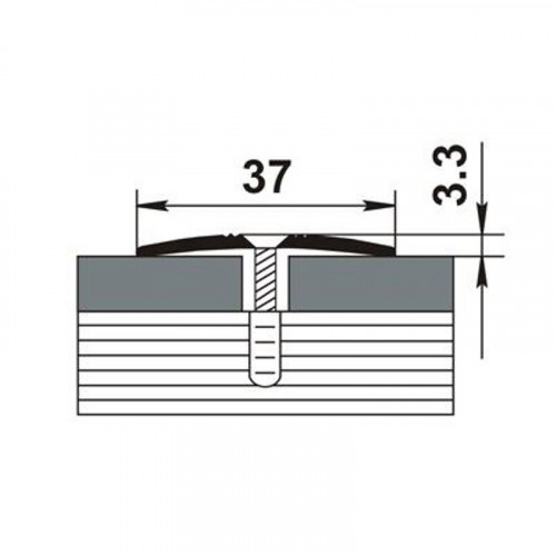Порожек стыкоперекрывающий венге ПС-03 1350*37мм, ЛУКА
