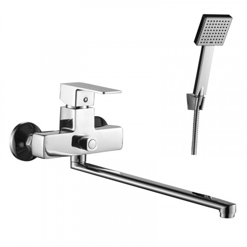 Смеситель универсальный поворотный излив 300мм Decoroom DR36043