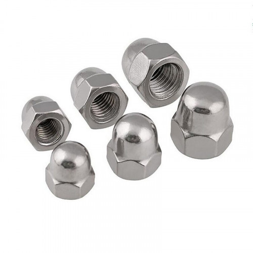 Гайка колпачковая М12 DIN1587, оцинкованная, 1шт