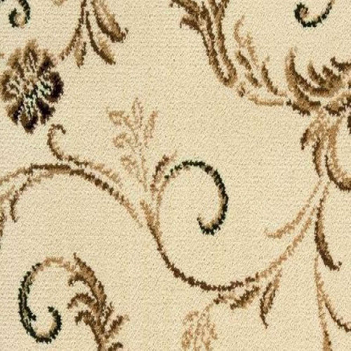 Ковровое покрытие Wilton 2103 Babylon Garden 0055, 4м, белый, Balta