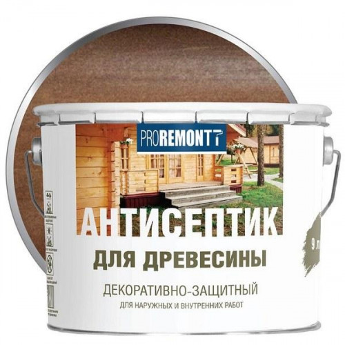 Деревозащитное средство Proremontt Палисандр 9л Лакра