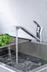 Смеситель для кухни одноручный поворотный излив, 200мм ROSSINKA RS29-21