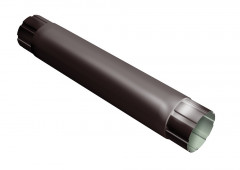 Труба круглая 1м, шоколад RAL 8017, металл Grand Line Optima