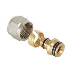 Соединитель коллекторный 16(2)х1/2" для металлополимерной трубы Valtec VTc.710.N.1604