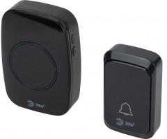 Дверной звонок беспроводной С88 36 мелодии черный Эра Б0054087