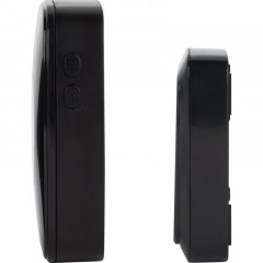 Дверной звонок беспроводной С88 36 мелодии черный Эра Б0054087