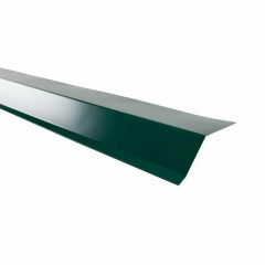 Планка карнизная 75х50х5мм 2м, RAL 6005 зеленый, Технониколь