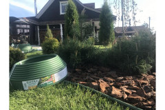 Бордюрная лента пластик Канта PRO 150мм х 10м , оливковый 82544-Ол Standartpark