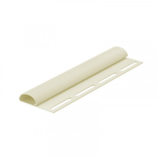 Планка финишная для винилового сайдинга 3000мм, сливки Деке PREMIUM