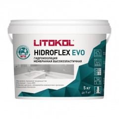 Гидроизоляция высокоэластичная Litokol Hidroflex Зеленая, 5 кг