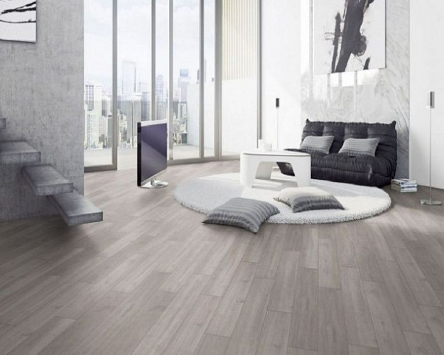 Ламинат Woodstyle Breeze Дуб Нортер серый с фаской, 8мм, 33 класс, 2.155м2/уп